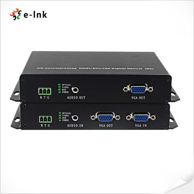 Estensore fibra ottica USB VGA KVM 10km 1080P Trasmissione audio RS232