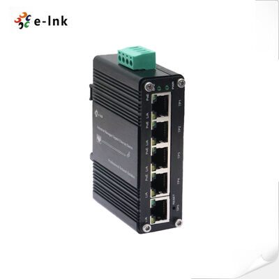Mini Industrial Managed 5 Ports PoE Switch per la rete