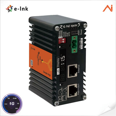quality Iniettore PoE++ intelligente gestito da AI da 90W con ingresso CC 9-54V per applicazioni industriali factory